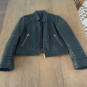 COPY - J.CREW - COLLECTION STANDING-COLLAR LEATHER JACKET